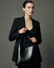 TORY BURCH Robinson Spazzolato Hobo Bag - Black image 0
