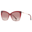 Jimmy Choo Burgundy Gradient Cat Eye Ladies Sunglasses image 2