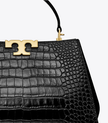 TORY BURCH Eleanor Croc-embossed Satchel image 2