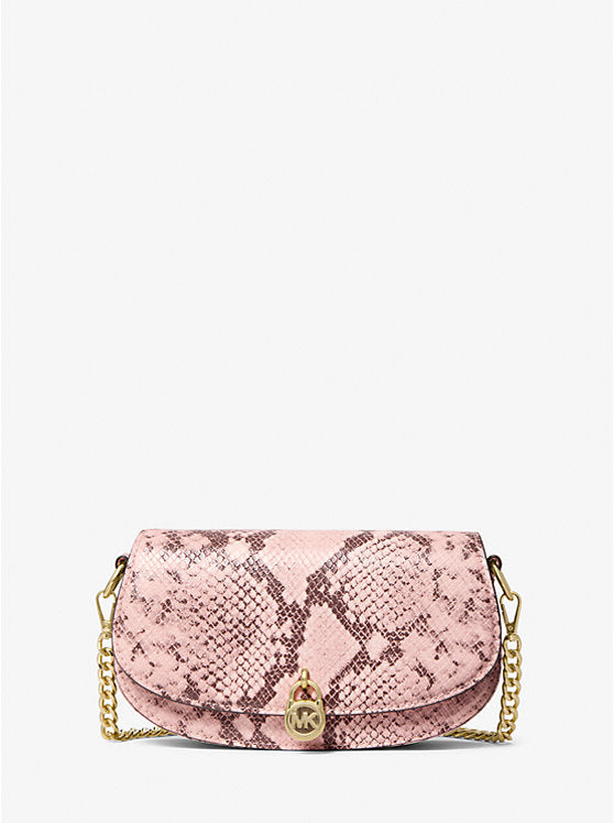 MICHAEL KORS Mila Small Snake Embossed Crossbody Bag image 0