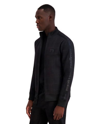 KARL LAGERFELD PARIS Brushed Wool Track Jacket image 1