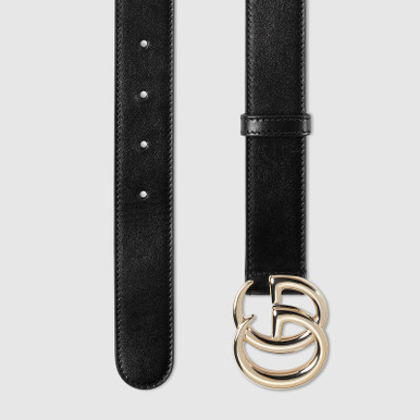 GUCCI Gg Marmont Thin Belt - Black image 2
