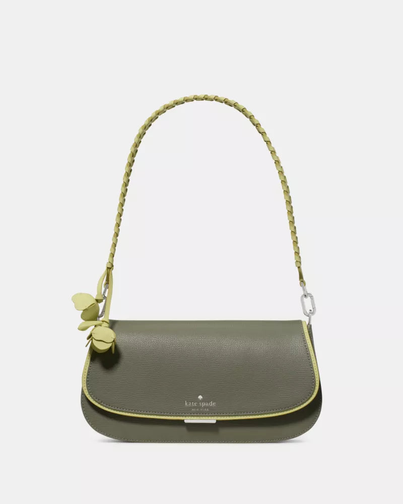 [AT DELHI]  KATE SPADE Quinn Floral Strap Shoulder Bag - Dusky Pine Multi image 0