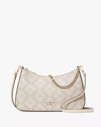 KATE SPADE Signature Spade Flower Medium Convertible Crossbody - Dark Beige Multi ( Arriving In Delhi ) image 0