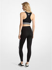 MICHAEL KORS Stretch Knit Logo Tape High-Waisted Leggings image 1