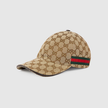 GUCCI Baseball Cap With Web Detail - GG Canvas image 2