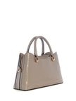 Guess Kiran Logo Shine Satchel - Gray image 2