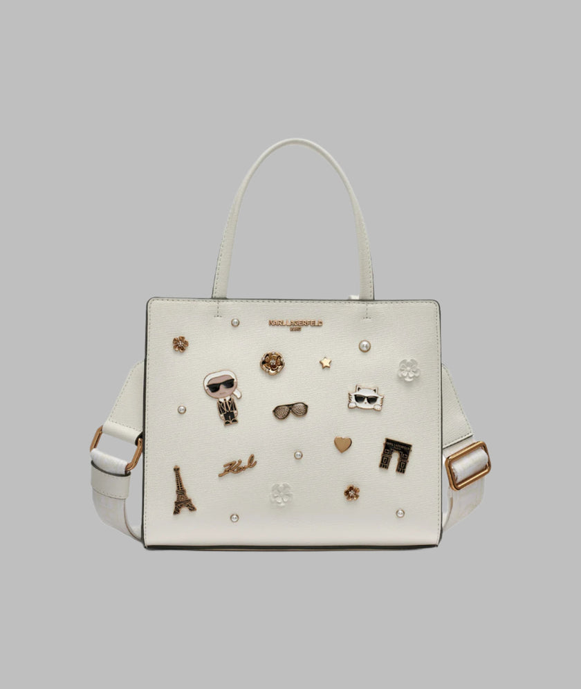 KARL LAGERFELD Maybelle Duo Top Handle Satchel (Arriving In Delhi) image 0
