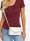 Guess Indira Logo Shine Crossbody - White image 1