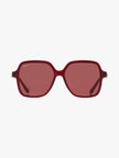 SALVATORE FERRAGAMO Salvatore Burgundy Square Ladies Sunglasses (Arriving In Delhi) image 0