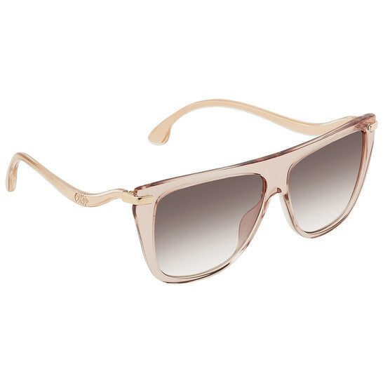 JIMMY CHOO  Brown Mirror Gradient Browline Ladies Sunglasses image 2