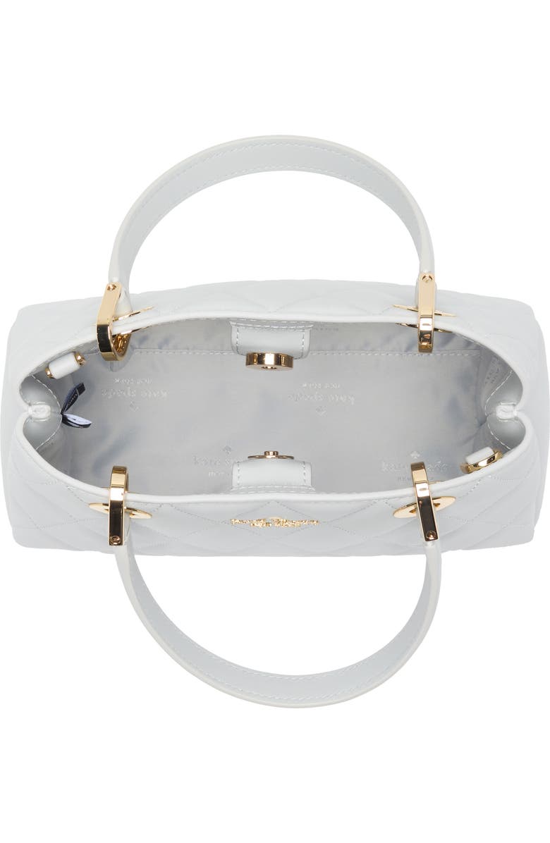 KATE SPADE Carey Small Quilted Sullivan Satchel Bag - Stone Path image 3