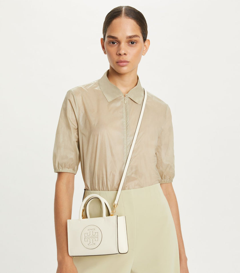 TORY BURCH Ella Bio Mini Top Handle Bag - Warm White image 1