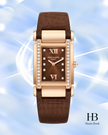Patek Philippe Twenty~4 Rose Gold Brown Diamond Dial 4920R-001 30 × 25 mm