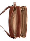 Guess Avelina Rhinestone Logo Double-Zip Crossbody - Brown image 3