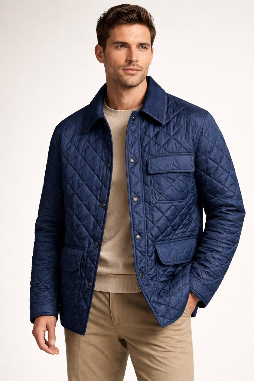 BURBERRY Check Quilted Jacket  (Arriving In Delhi) image 0