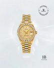 [Store Display Model] Rolex Datejust Champagne Diamond 26mm