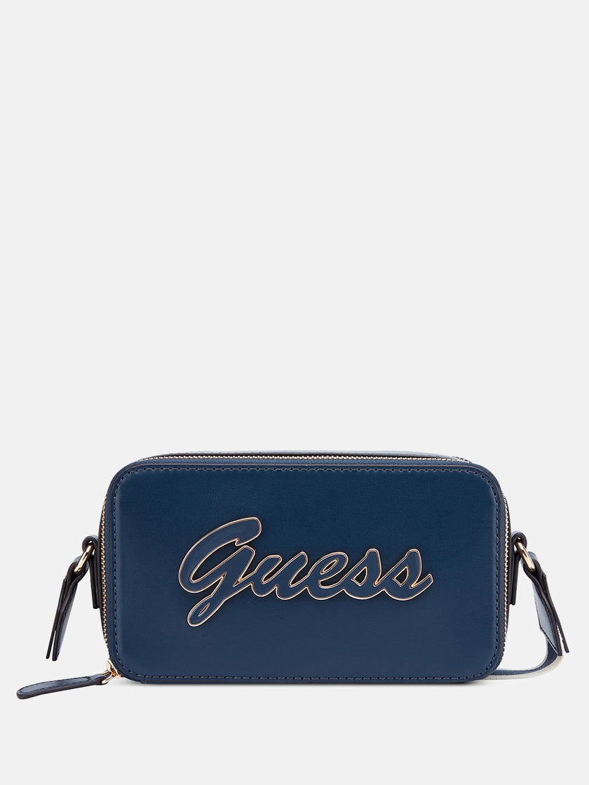 Guess Carrara Double-Zip Mini Crossbody - Blue image 0