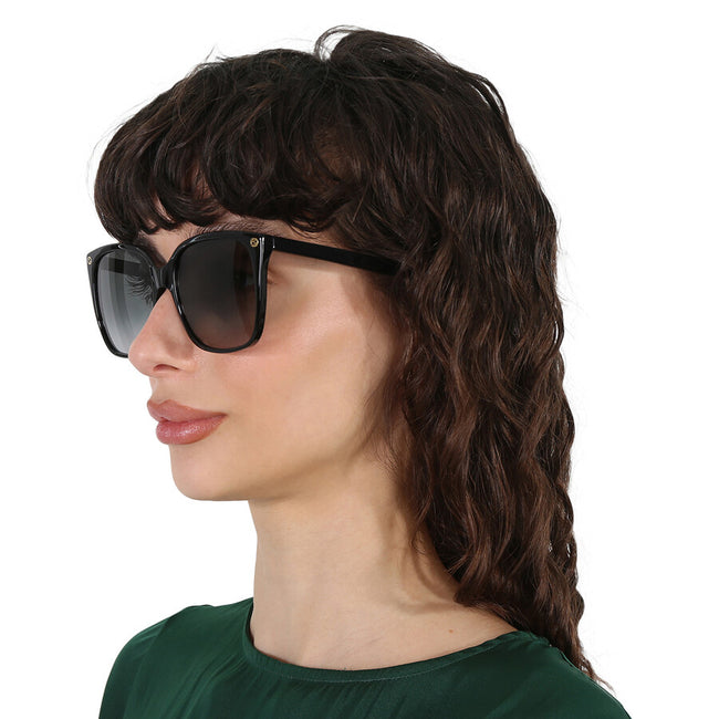 GUCCI Grey Gradient Cat Eye Ladies Sunglasses GG0022S 001 57 image 1