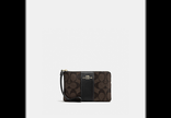 Corner Zip Wristlet In Signature Canvas image 40