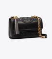 TORY BURCH Small Fleming  Convertible Shoulder Bag - Black (Arriving In Delhi) image 1