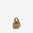 BURBERRY Mini Check Bowling Bag
