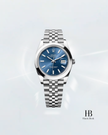 [Store Display] ROLEX Datejust Bright Blue Jubilee White Gold Oyster Steel 31mm