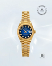 [Store Display] ROLEX Datejust Blue Gradient Presidential 26mm