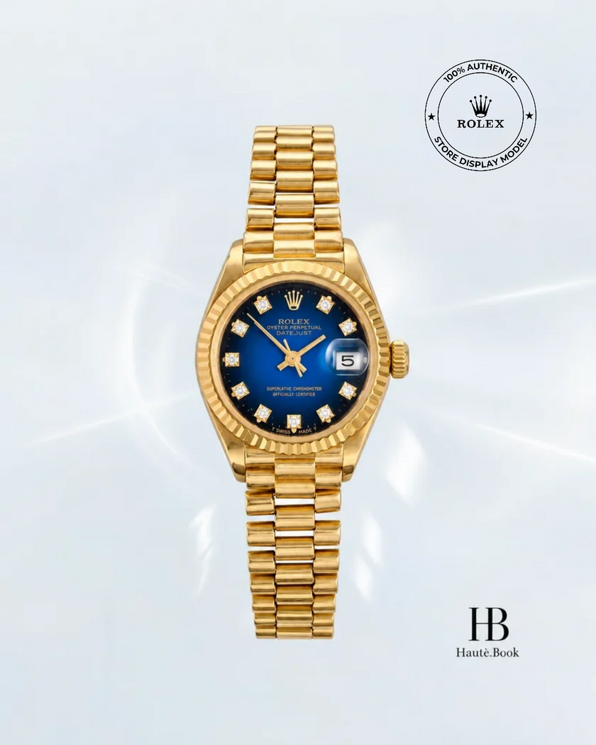 [Store Display] ROLEX Datejust Blue Gradient Presidential 26mm