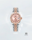 [Store Display] ROLEX Lady-Datejust Pink Roman Dial Jubilee Everose Gold 26mm