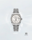 [Store Display] Rolex Datejust Silver Jubilee White Gold Stainless Steel 31mm