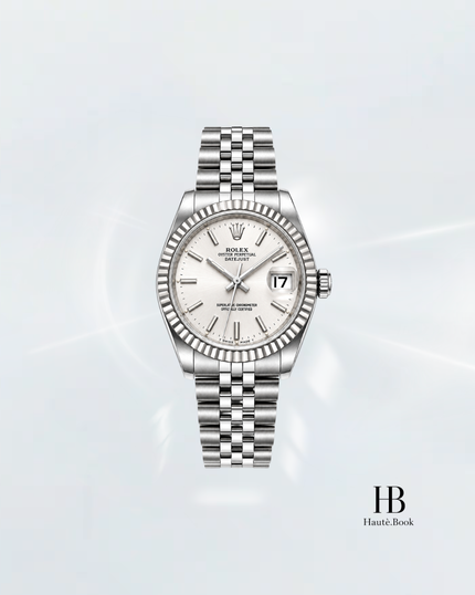 [Store Display] Rolex Datejust Silver Jubilee White Gold Stainless Steel 31mm