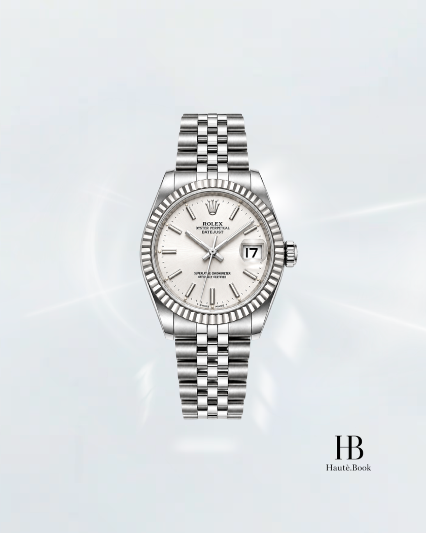 [Store Display] Rolex Datejust Silver Jubilee White Gold Stainless Steel 31mm