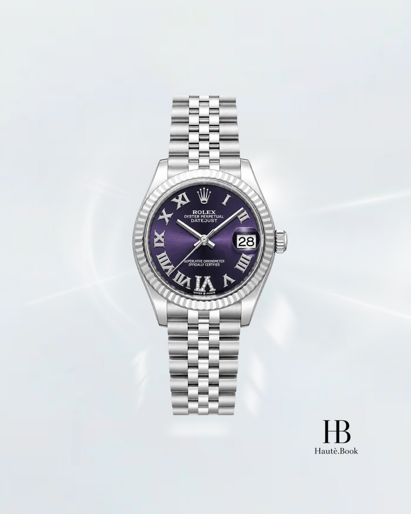 [Store Display]ROLEX Lady-Datejust Aubergine Jubilee Stainless Steel 31mm