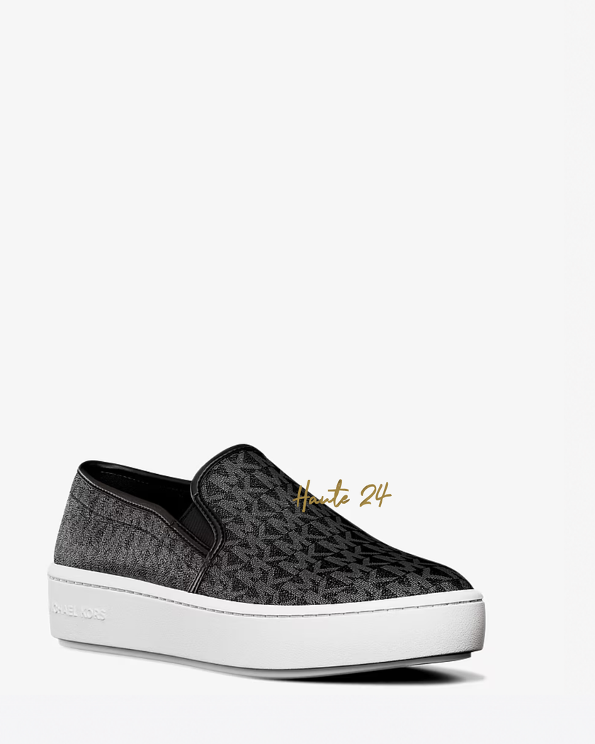 MICHAEL KORS Teddi Signature Logo Slip-On Sneaker