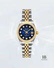 [Store Display] ROLEX Datejust Blue Gradient Diamond Jubilee Yellow Gold Stainless Steel 26 mm