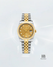 [Store Display] Rolex Champagne Computer Dial Diamond Jubilee Yellow Gold Stainless Steel 31mm