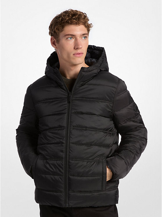 MICHAEL KORS Signature Logo Reversible Jacket - Black image 2
