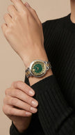 Versace Greca Flourish Quartz Green Dial Ladies Watch image 0