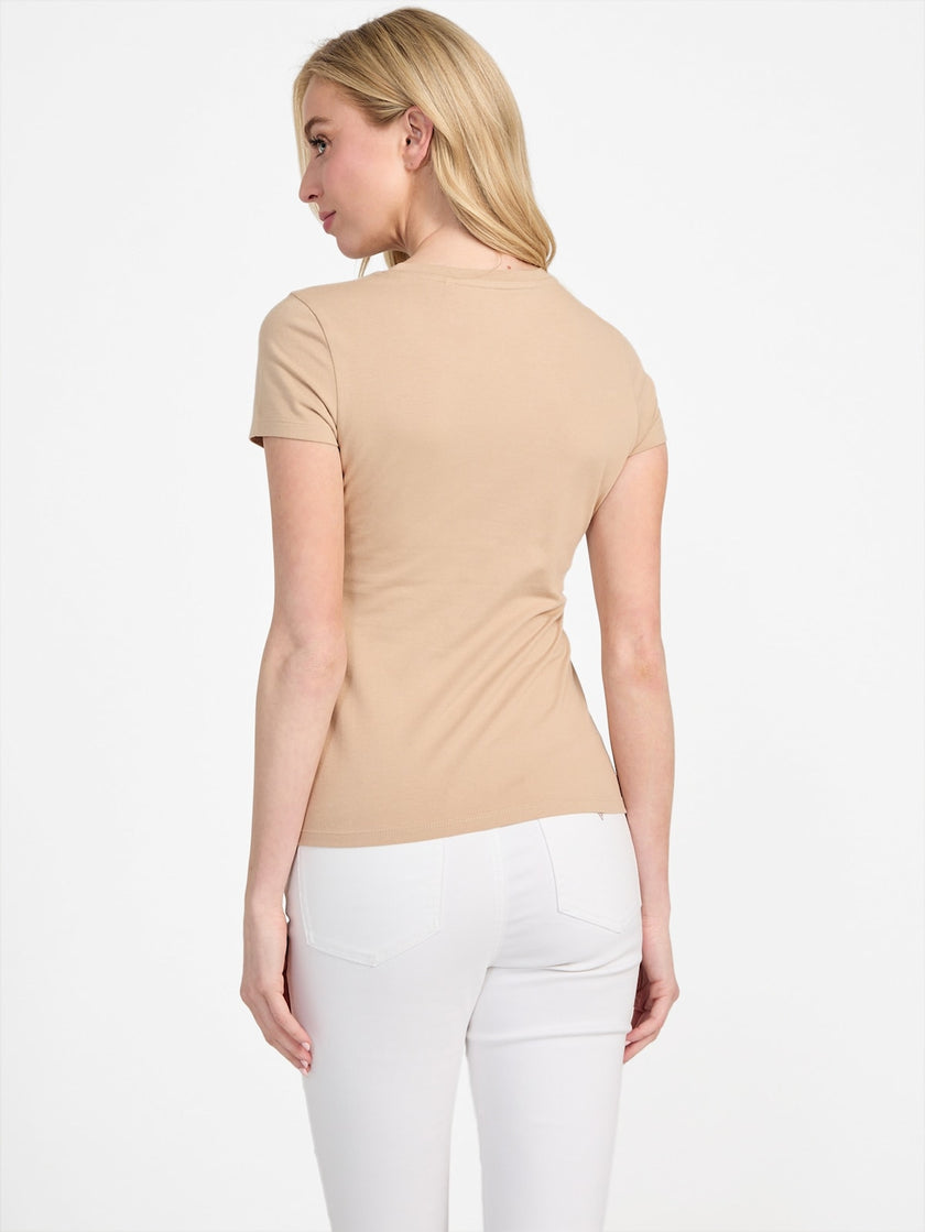 GUESS Telly Crewneck Tee  - Beige image 1