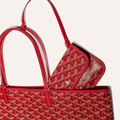 [AT DELHI] GOYARD Saint Louis PM Bag - Red image 3