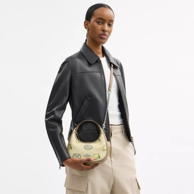 COACH Carmen Mini Crossbody Bag With Lemon Print image 1