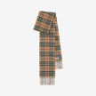 BURBERRY  Narrow Check Cashmere Scarf image 2