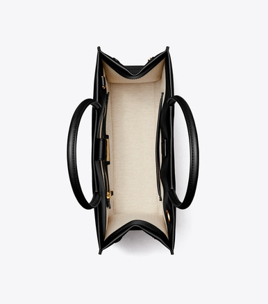 TORY BURCH Small Ella Bio Tote - Black image 0