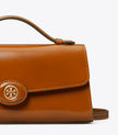 [AT DELHI] TORY BURCH Mini Robinson Spazzolato Crossbody - Dark Sienna image 2
