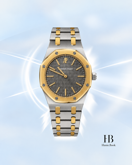 [Vintage] Audemars Piguet Royal Oak Two-Tone Grey Petite Tapisserie Dial 33 mm
