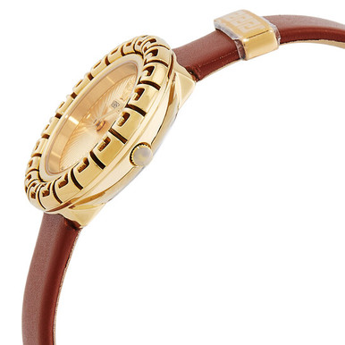 VERSACE La Greca Quartz Gold Dial Ladies Watch (Arriving In Delhi) image 1