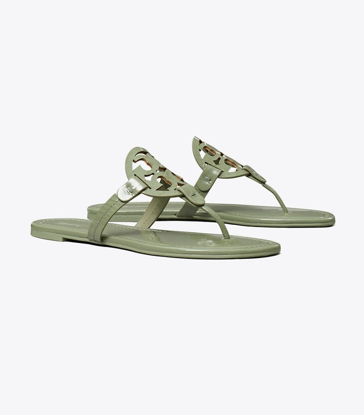 TORY BURCH Miller Patent Sandal - Light Jade image 0