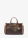 MICHAEL KORS Carson Small Signature Logo Satchel image 0