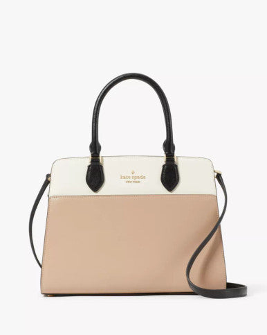 KATE SPADE  Madison Medium Satchel - Toasted Hazelnut Multi image 0